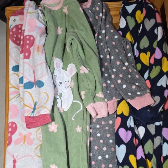 Carter's Kids Fleece Pajamas- 4 Pair - Picture 2 of 3